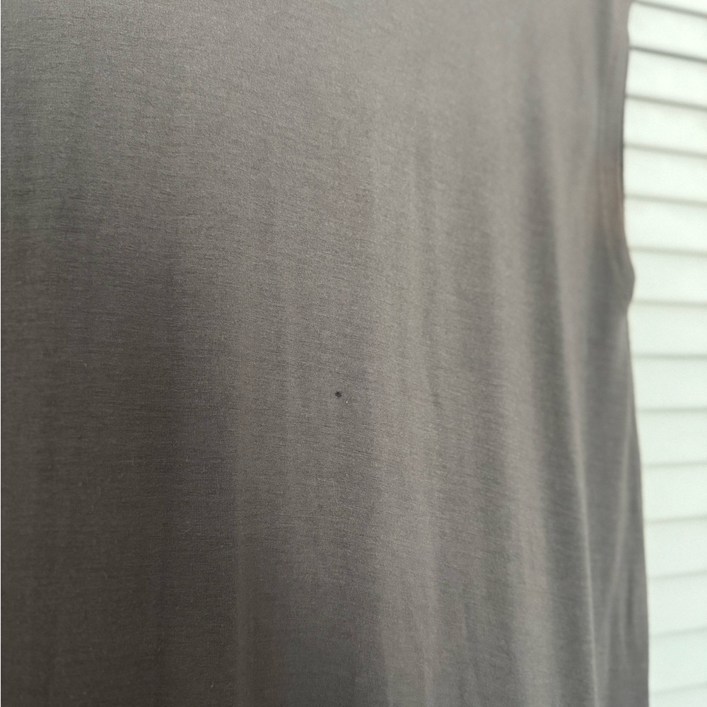 Eileen Fisher Charcoal Grey Jumpsuit Sz L - Picture 2 of 7
